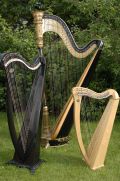 Konzertharfe irische keltische Harfe